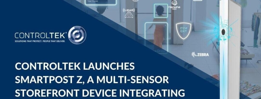 CONTROLTEK Launches SmartPost Z™, a Multi-Sensor Storefront Device Integrating RFID powered by Zebra